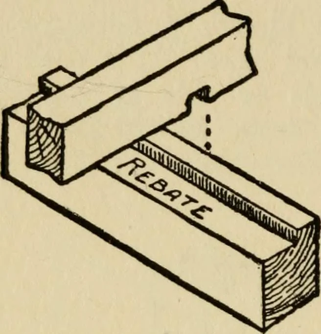 An illustration from Woodwork joints; how they are set out, how made and where used; with four hundred and thirty illustrations and a complete index of eleven hundred references, 1921, leaf 173