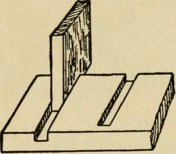 An illustration from Woodwork joints; how they are set out, how made and where used; with four hundred and thirty illustrations and a complete index of eleven hundred references, 1921, leaf 177