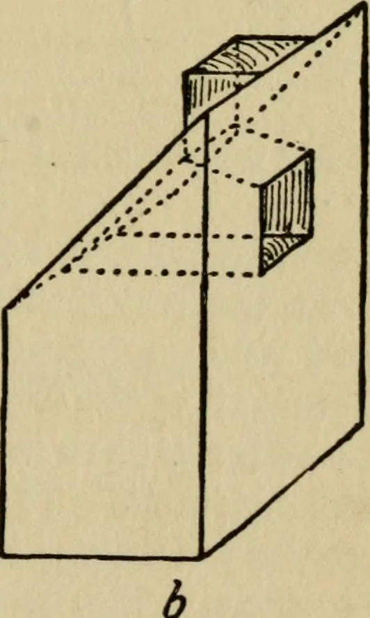 An illustration from Woodwork joints; how they are set out, how made and where used; with four hundred and thirty illustrations and a complete index of eleven hundred references, 1921, leaf 182