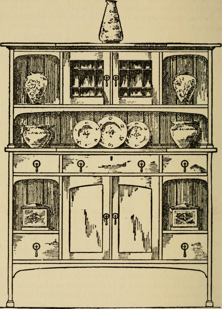 An illustration from Woodwork joints; how they are set out, how made and where used; with four hundred and thirty illustrations and a complete index of eleven hundred references, 1921, leaf 185