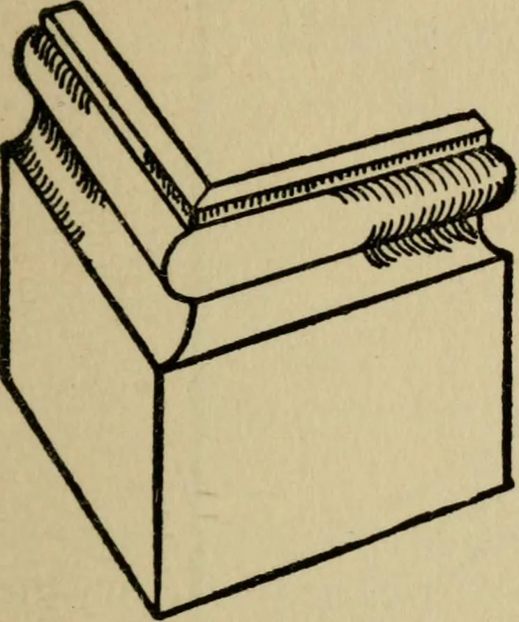 An illustration from Woodwork joints; how they are set out, how made and where used; with four hundred and thirty illustrations and a complete index of eleven hundred references, 1921, leaf 188