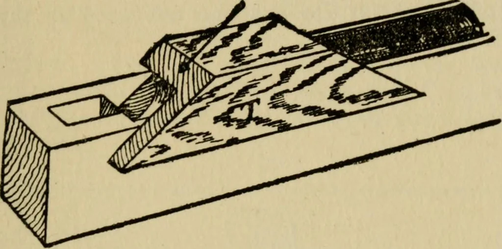 An illustration from Woodwork joints; how they are set out, how made and where used; with four hundred and thirty illustrations and a complete index of eleven hundred references, 1921, leaf 196