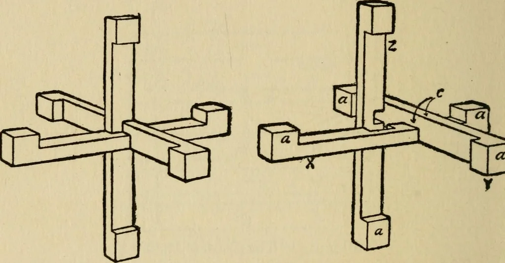 An illustration from Woodwork joints; how they are set out, how made and where used; with four hundred and thirty illustrations and a complete index of eleven hundred references, 1921, leaf 201