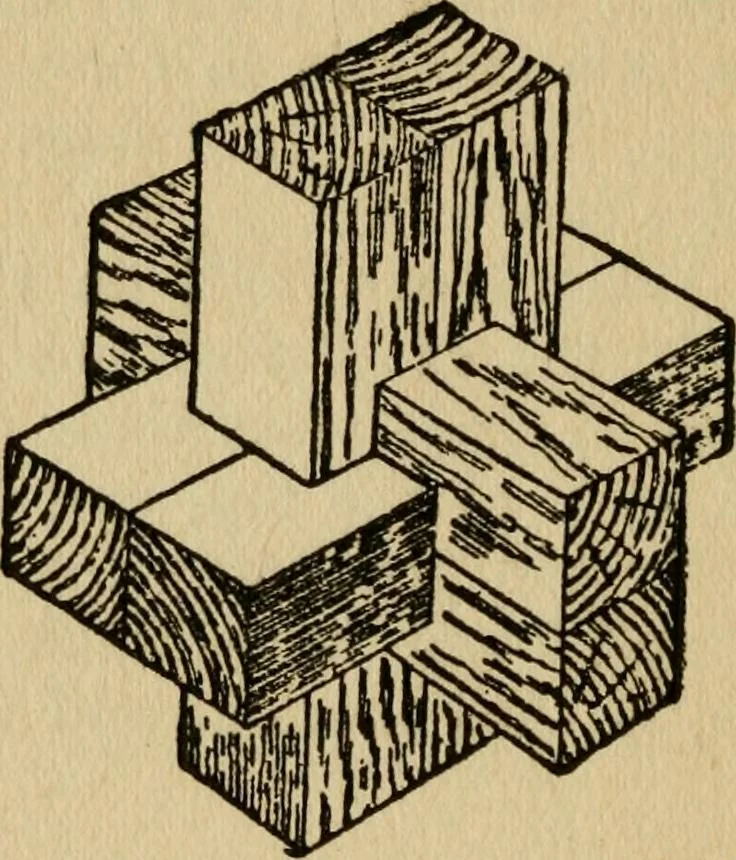 An illustration from Woodwork joints; how they are set out, how made and where used; with four hundred and thirty illustrations and a complete index of eleven hundred references, 1921, leaf 207