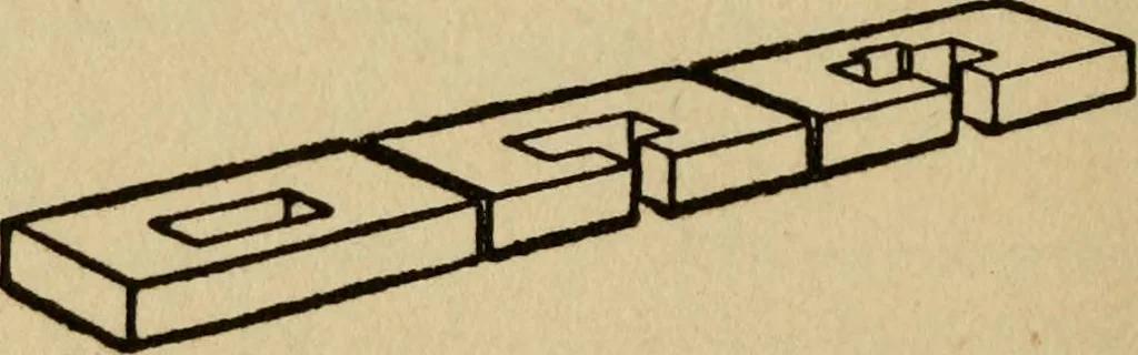 An illustration from Woodwork joints; how they are set out, how made and where used; with four hundred and thirty illustrations and a complete index of eleven hundred references, 1921, leaf 209