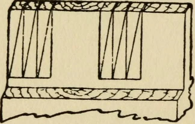 An illustration from Woodwork joints; how they are set out, how made and where used; with four hundred and thirty illustrations and a complete index of eleven hundred references, 1921, leaf 67