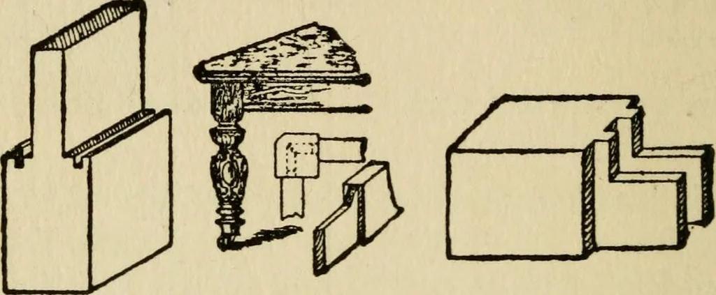 An illustration from Woodwork joints; how they are set out, how made and where used; with four hundred and thirty illustrations and a complete index of eleven hundred references, 1921, leaf 75