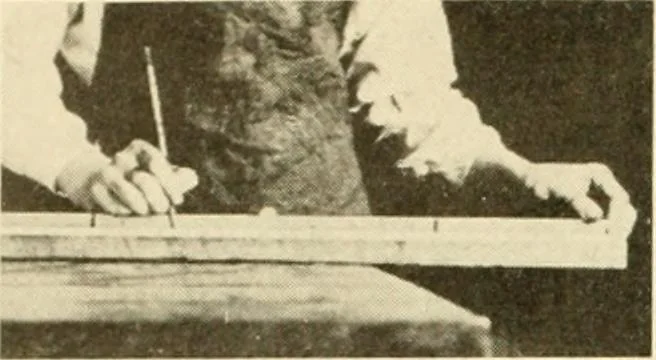An illustration from Woodwork and mechanical drawing, 1914, leaf 11