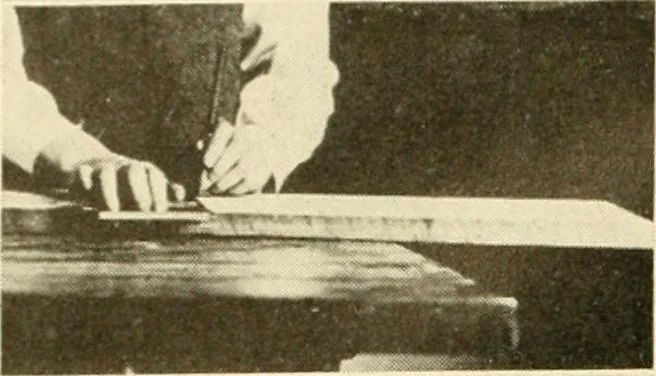 An illustration from Woodwork and mechanical drawing, 1914, leaf 11