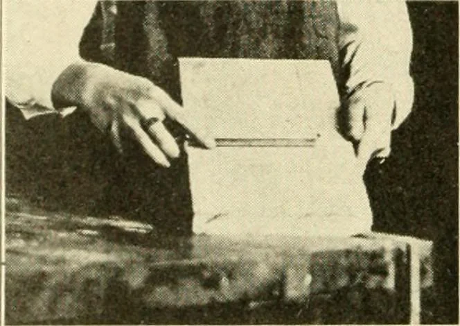 An illustration from Woodwork and mechanical drawing, 1914, leaf 11