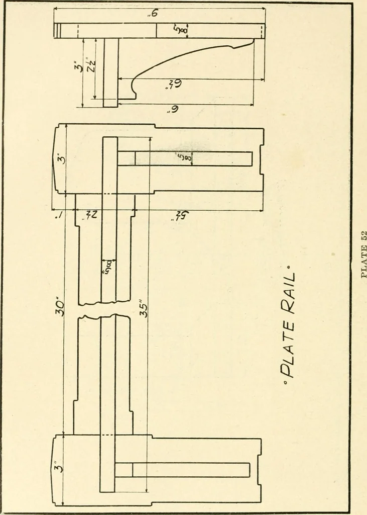 An illustration from Woodwork and mechanical drawing, 1914, leaf 115