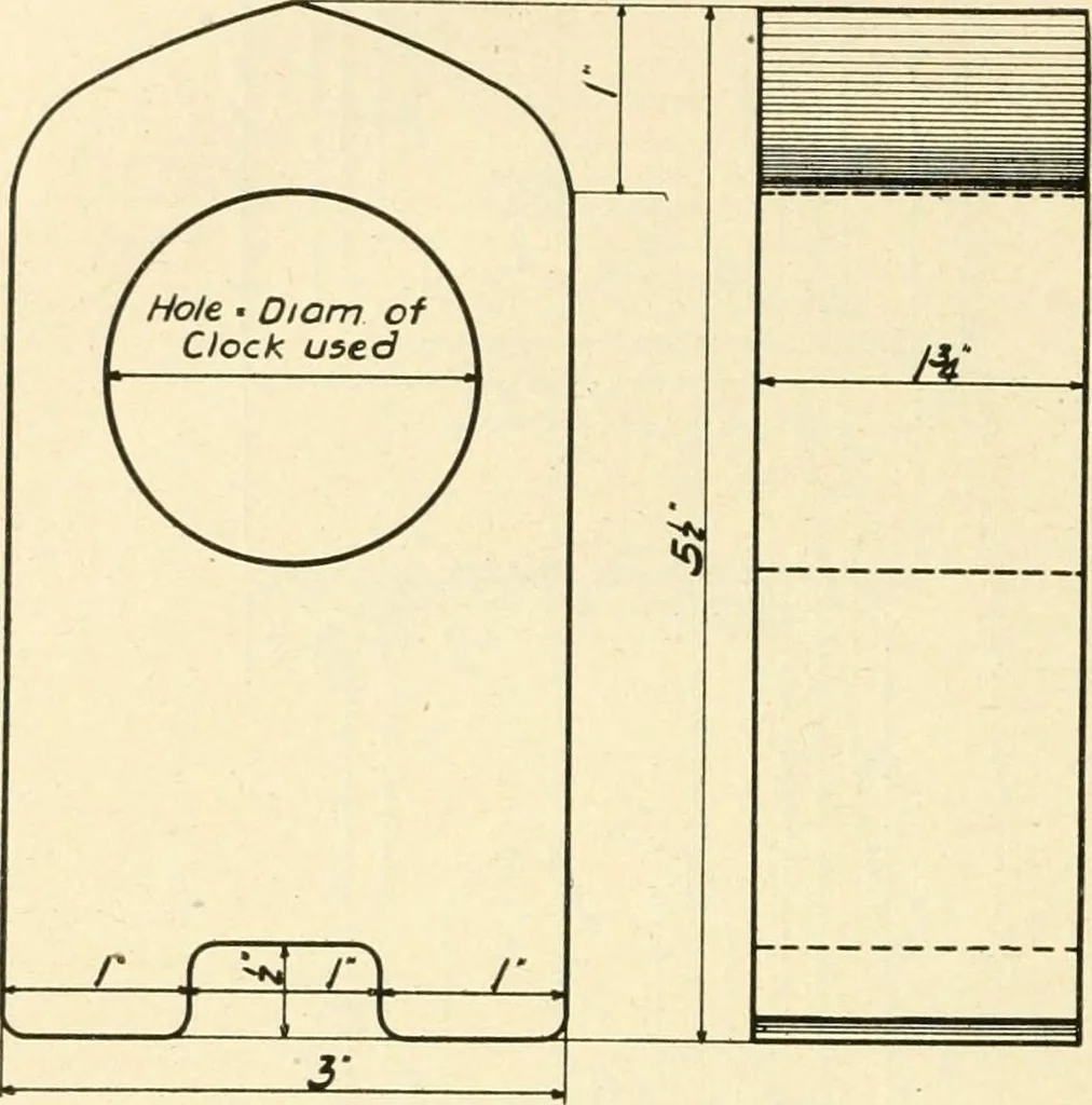 An illustration from Woodwork and mechanical drawing, 1914, leaf 121