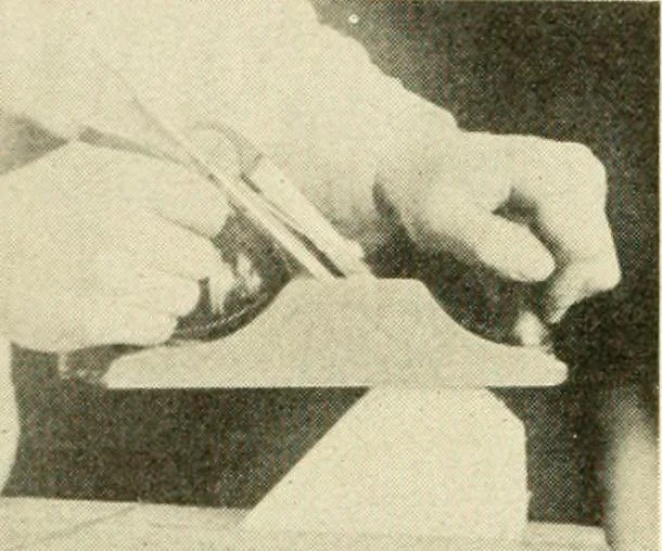 An illustration from Woodwork and mechanical drawing, 1914, leaf 19