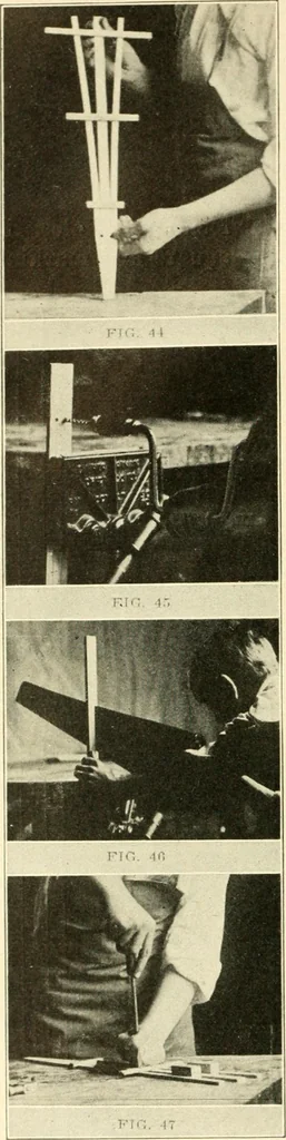 An illustration from Woodwork and mechanical drawing, 1914, leaf 25