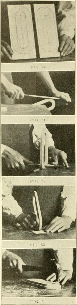 An illustration from Woodwork and mechanical drawing, 1914, leaf 27