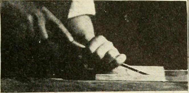 An illustration from Woodwork and mechanical drawing, 1914, leaf 34