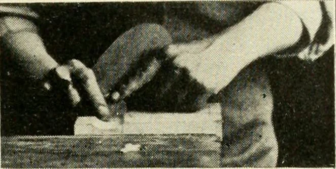 An illustration from Woodwork and mechanical drawing, 1914, leaf 34