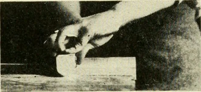 An illustration from Woodwork and mechanical drawing, 1914, leaf 34