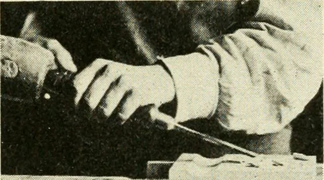An illustration from Woodwork and mechanical drawing, 1914, leaf 34