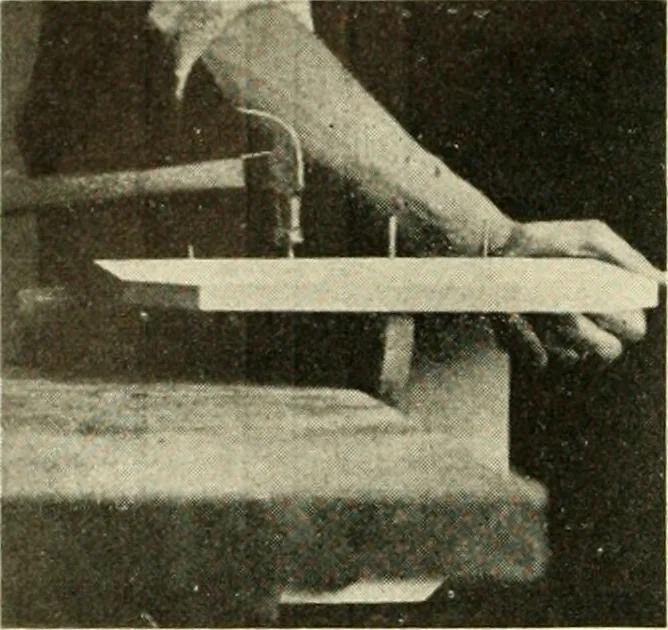 An illustration from Woodwork and mechanical drawing, 1914, leaf 37