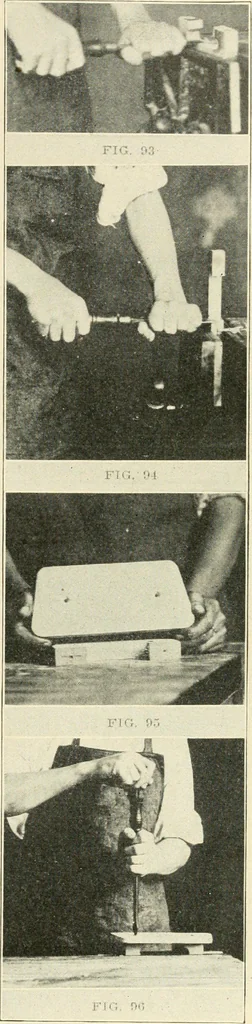 An illustration from Woodwork and mechanical drawing, 1914, leaf 40