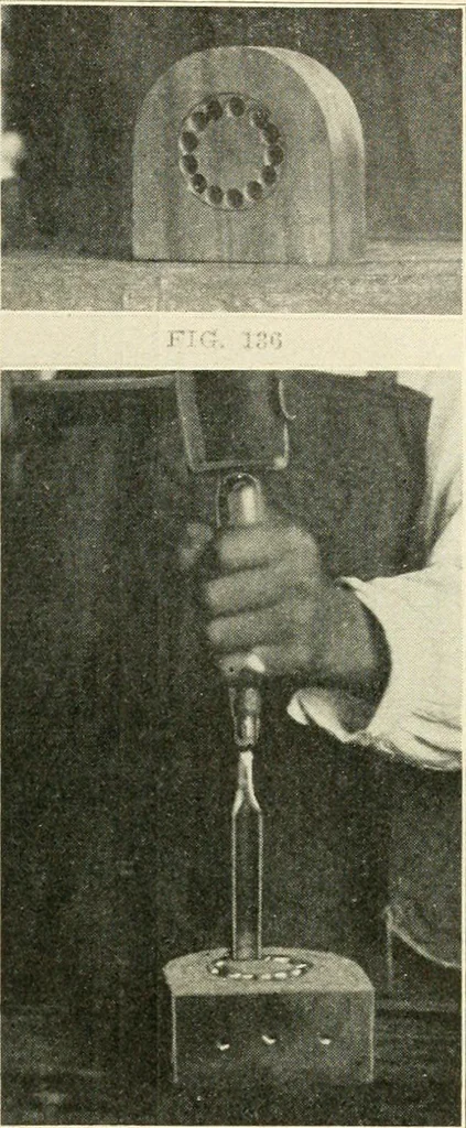 An illustration from Woodwork and mechanical drawing, 1914, leaf 58