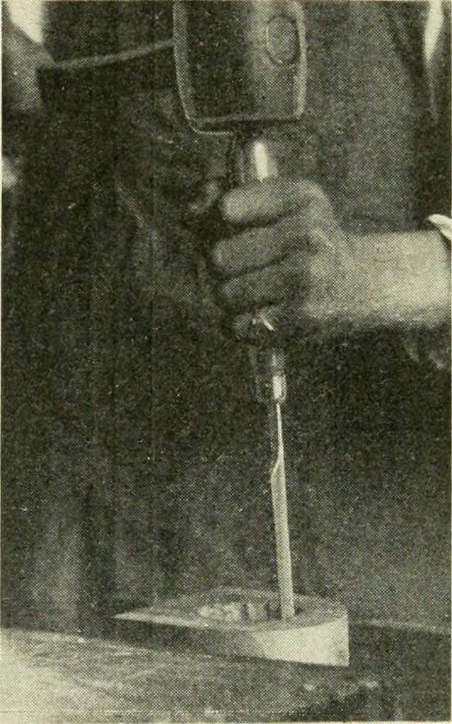 An illustration from Woodwork and mechanical drawing, 1914, leaf 58