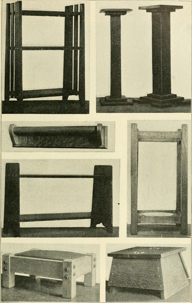 An illustration from Woodwork and mechanical drawing, 1914, leaf 62