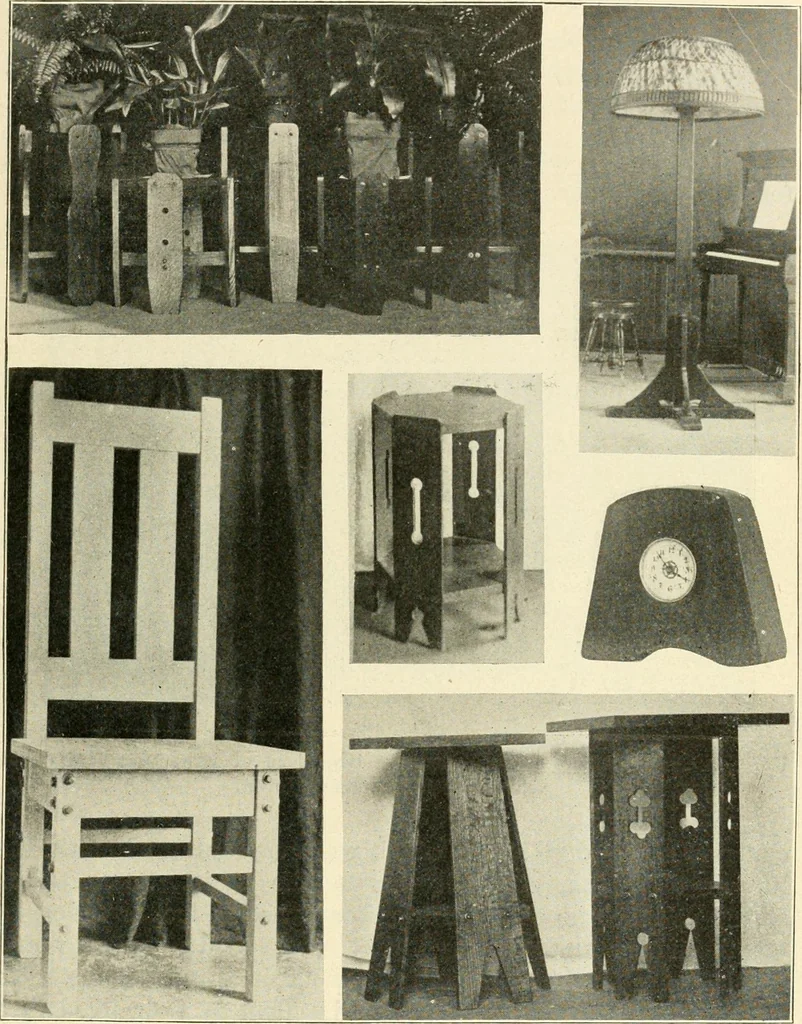 An illustration from Woodwork and mechanical drawing, 1914, leaf 64