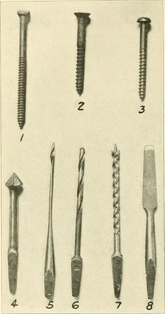 An illustration from Woodwork and mechanical drawing, 1914, leaf 71