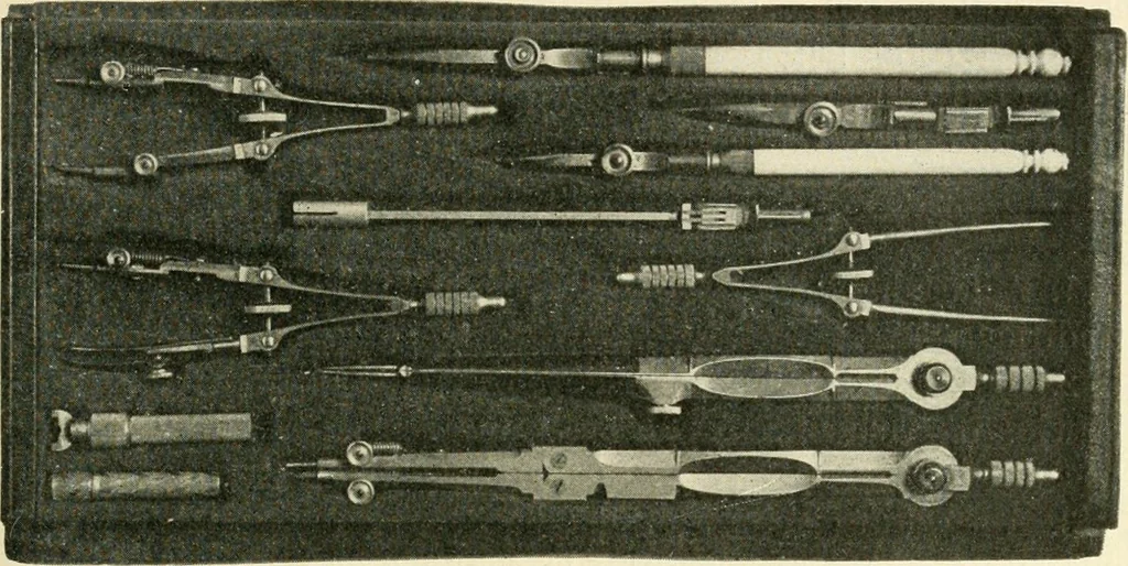 An illustration from Woodwork and mechanical drawing, 1914, leaf 74