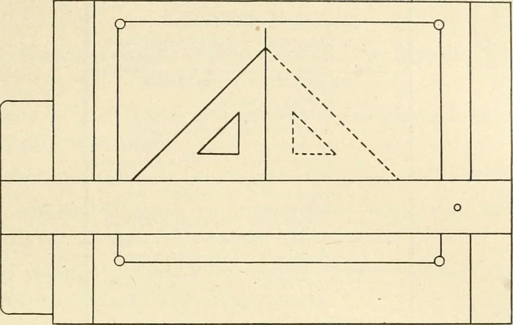 An illustration from Woodwork and mechanical drawing, 1914, leaf 78