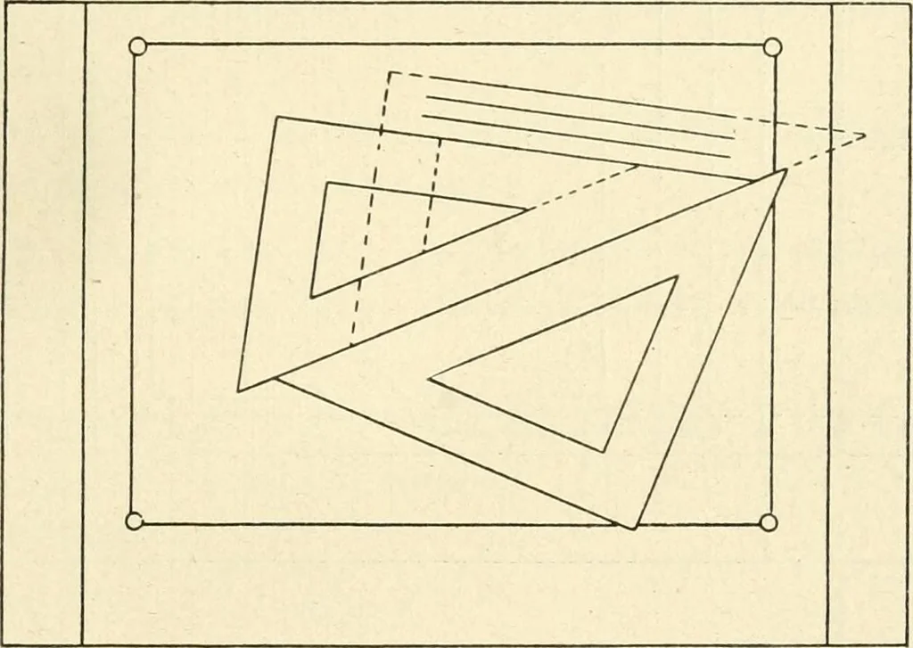 An illustration from Woodwork and mechanical drawing, 1914, leaf 78