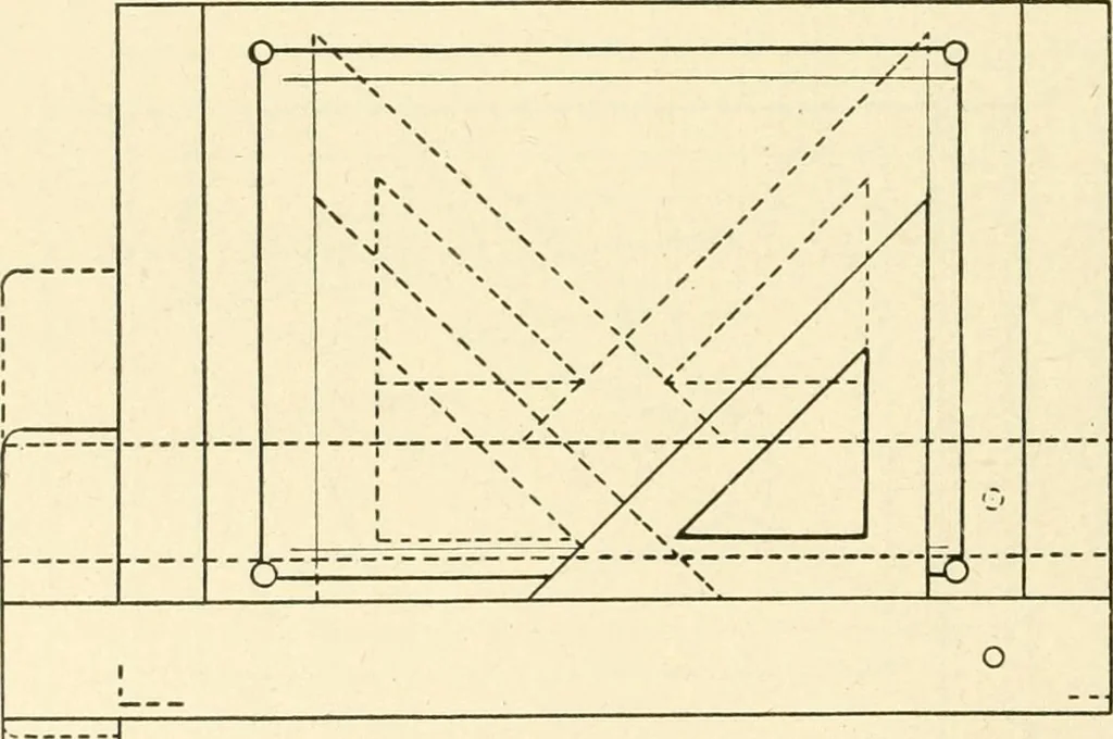An illustration from Woodwork and mechanical drawing, 1914, leaf 79