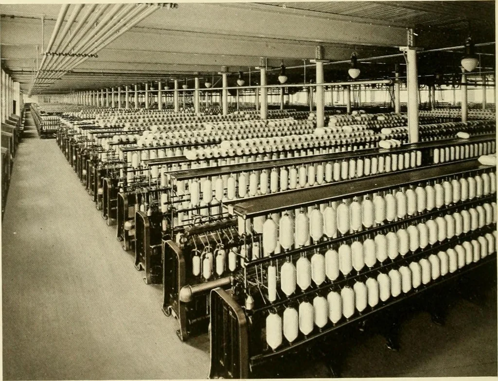 An illustration from Wool and cotton in all forms from yarn to fabric, 1921, leaf 121