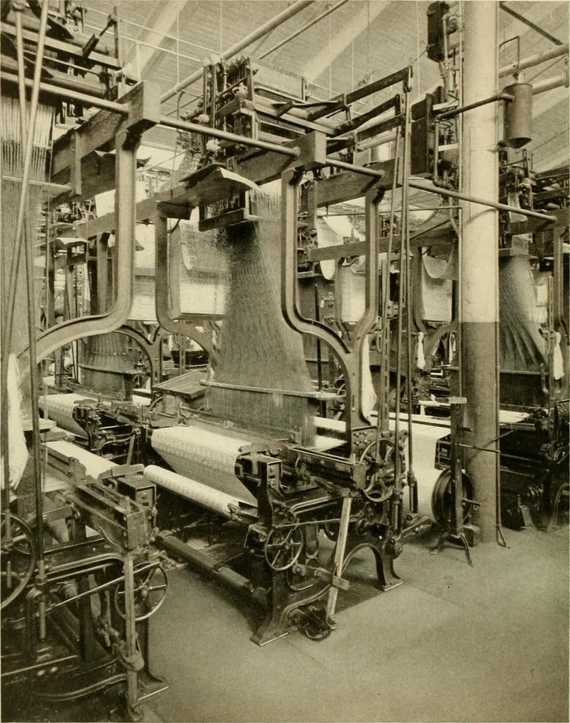 An illustration from Wool and cotton in all forms from yarn to fabric, 1921, leaf 139