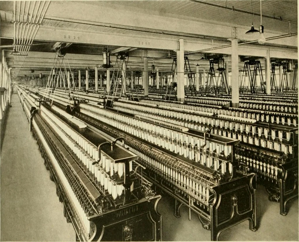 An illustration from Wool and cotton in all forms from yarn to fabric, 1921, leaf 153
