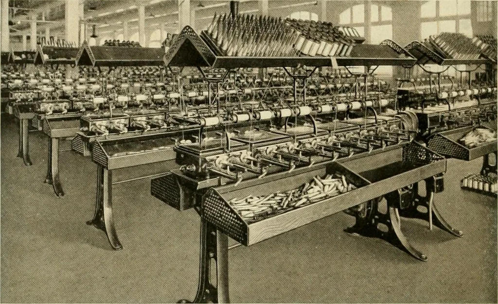 An illustration from Wool and cotton in all forms from yarn to fabric, 1921, leaf 157