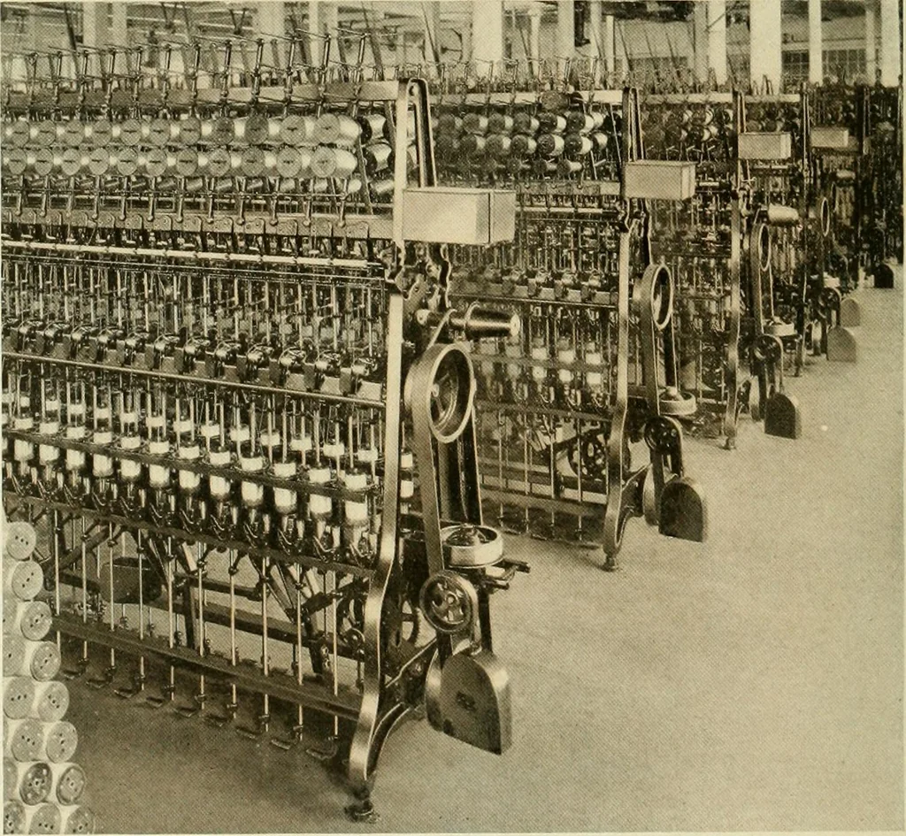 An illustration from Wool and cotton in all forms from yarn to fabric, 1921, leaf 157
