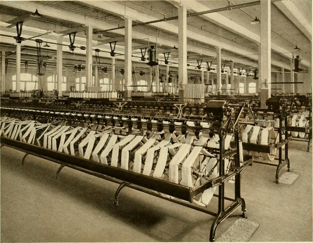 An illustration from Wool and cotton in all forms from yarn to fabric, 1921, leaf 160