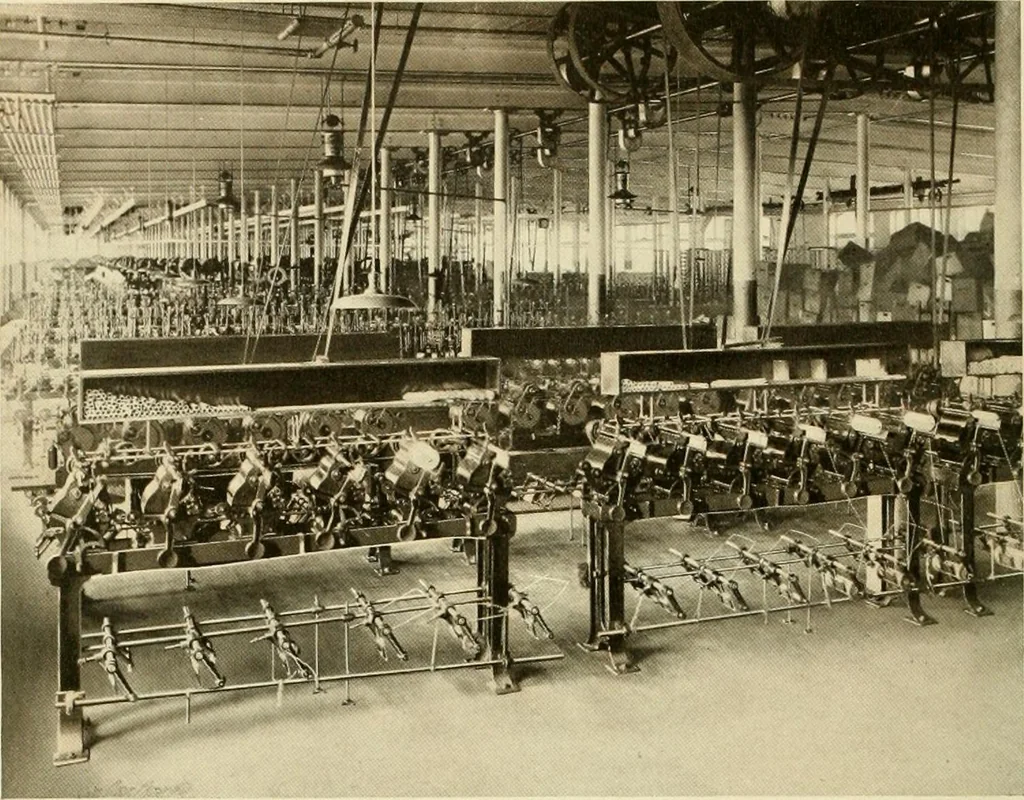 An illustration from Wool and cotton in all forms from yarn to fabric, 1921, leaf 165