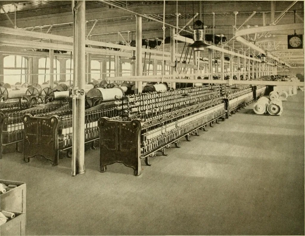 An illustration from Wool and cotton in all forms from yarn to fabric, 1921, leaf 169