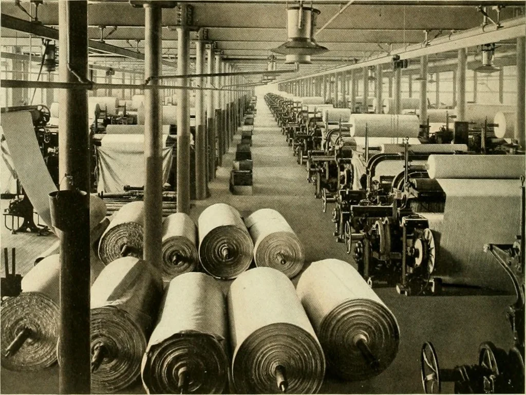 An illustration from Wool and cotton in all forms from yarn to fabric, 1921, leaf 171