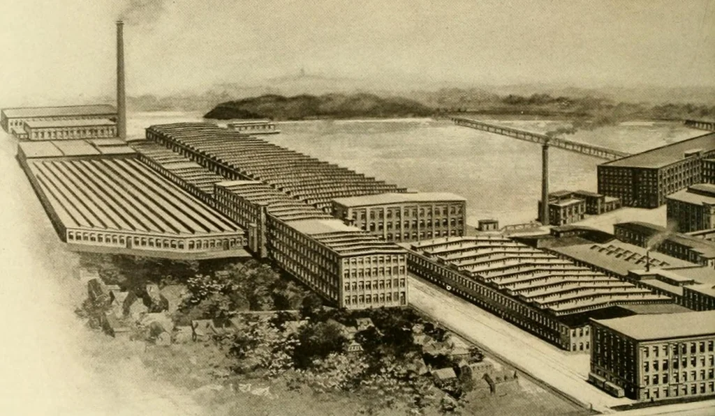 An illustration from Wool and cotton in all forms from yarn to fabric, 1921, leaf 39