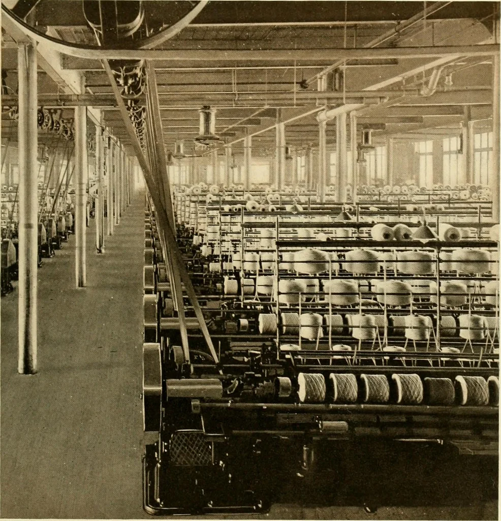 An illustration from Wool and cotton in all forms from yarn to fabric, 1921, leaf 68