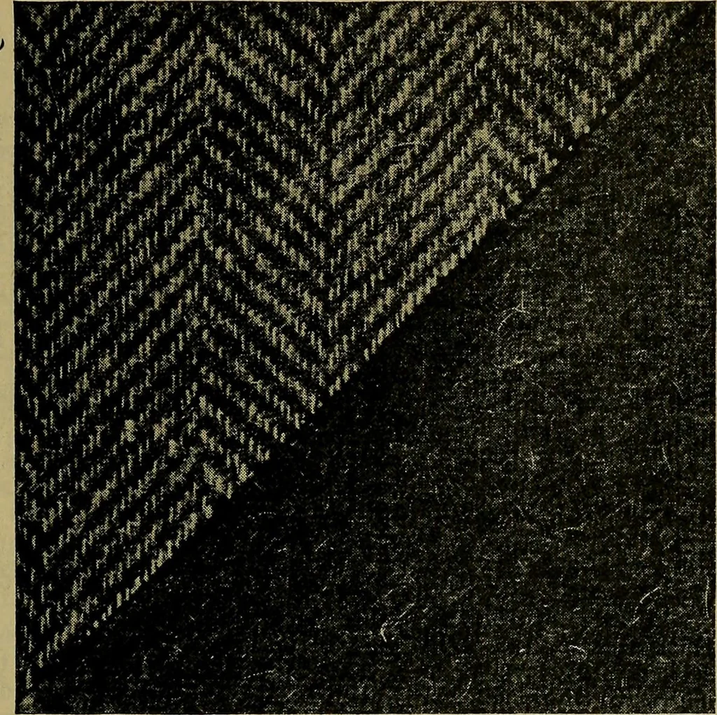 An illustration from Woolen and worsted fabrics glossary; containing instructions for the manufacture of every known grade and variety of woolen and worsted fabrics .., 1914, leaf 110
