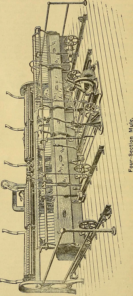 An illustration from Woolen and worsted fabrics glossary; containing instructions for the manufacture of every known grade and variety of woolen and worsted fabrics .., 1914, leaf 27