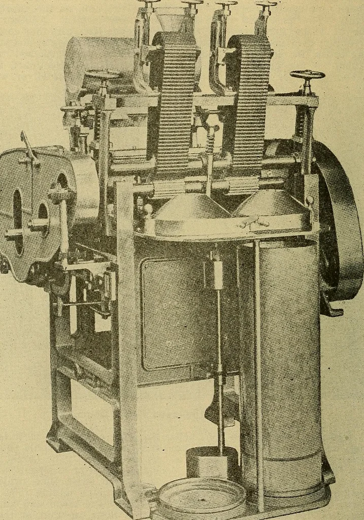An illustration from Woolen and worsted fabrics glossary; containing instructions for the manufacture of every known grade and variety of woolen and worsted fabrics .., 1914, leaf 31