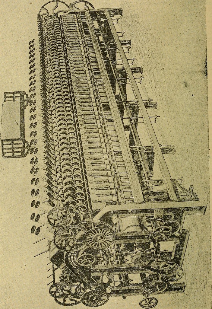 An illustration from Woolen and worsted fabrics glossary; containing instructions for the manufacture of every known grade and variety of woolen and worsted fabrics .., 1914, leaf 33