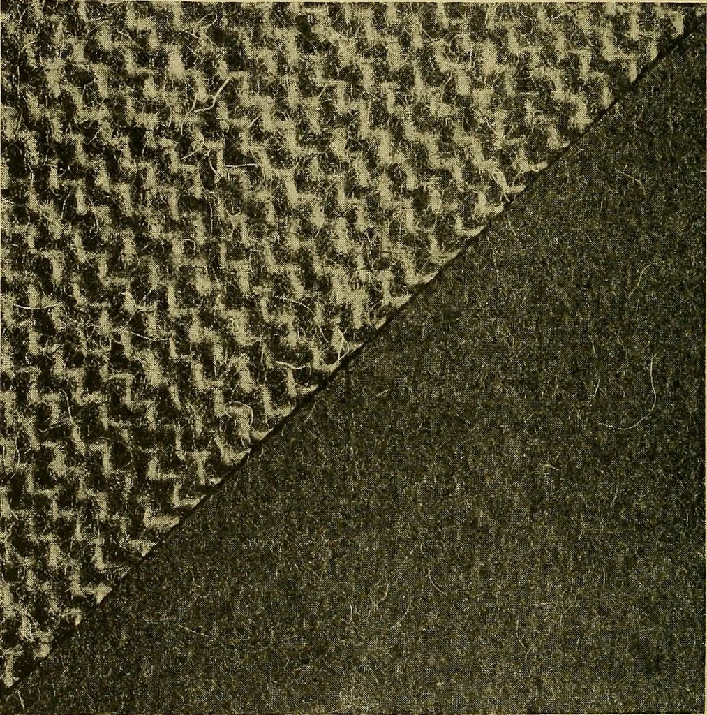An illustration from Woolen and worsted fabrics glossary; containing instructions for the manufacture of every known grade and variety of woolen and worsted fabrics .., 1914, leaf 77
